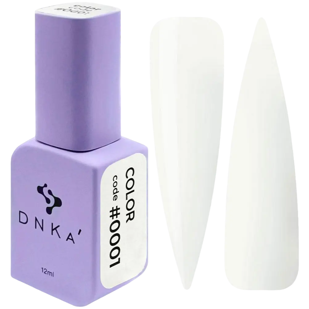 GEL POLISH COLOR #0001 12ml - DNKa™ kvadrat store