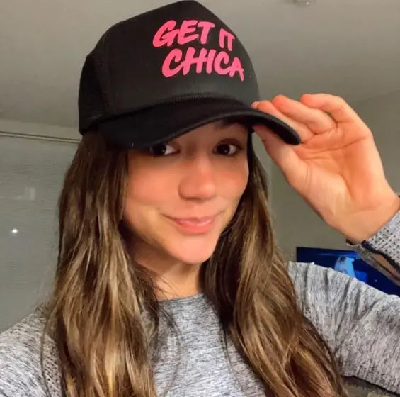 GET IT CHICA Trucker Hats Plush Fashion Hub