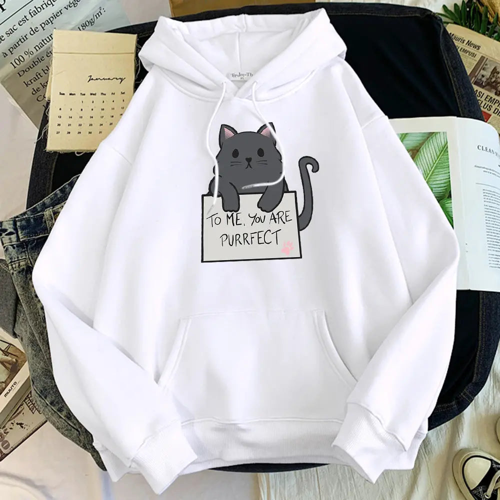 Girls Blank Solid Color Hoodie Sweater - Plush Fashion Hub