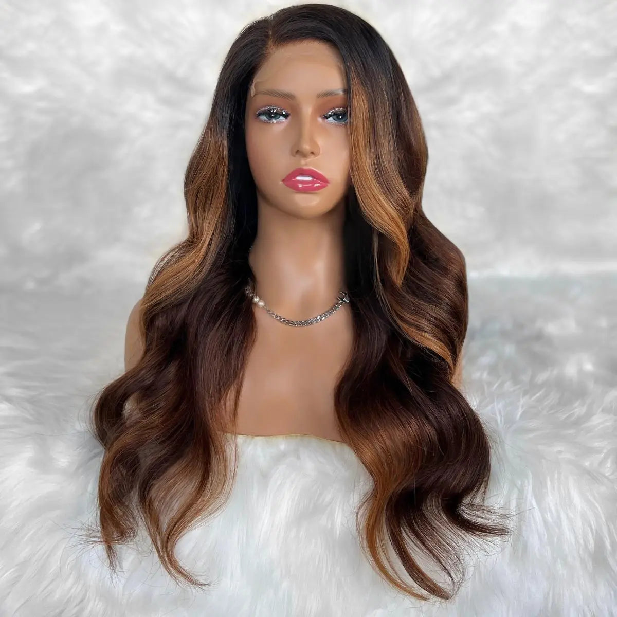 Giselle Glueless 5x5 HD Lace Professionally Colored 100% Human Hair Closure Wig Private Label