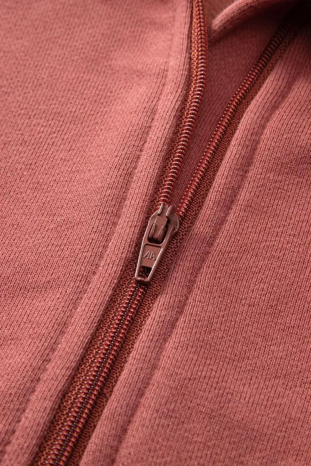 Women's green ribbed zip stand-collar sweatshirt with thumbhole sleeves by Plush Fashion Hub, casual and stylish for everyday wear.