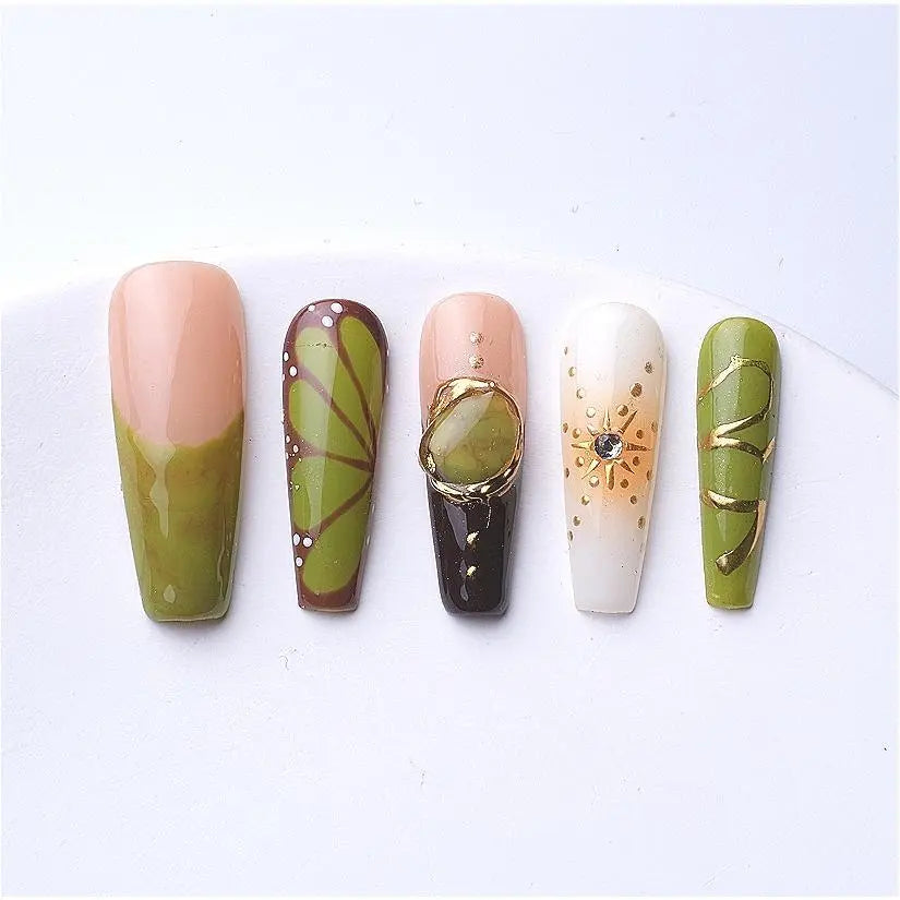 Handmade press on nails fake nails removable Plush Fashion Hub