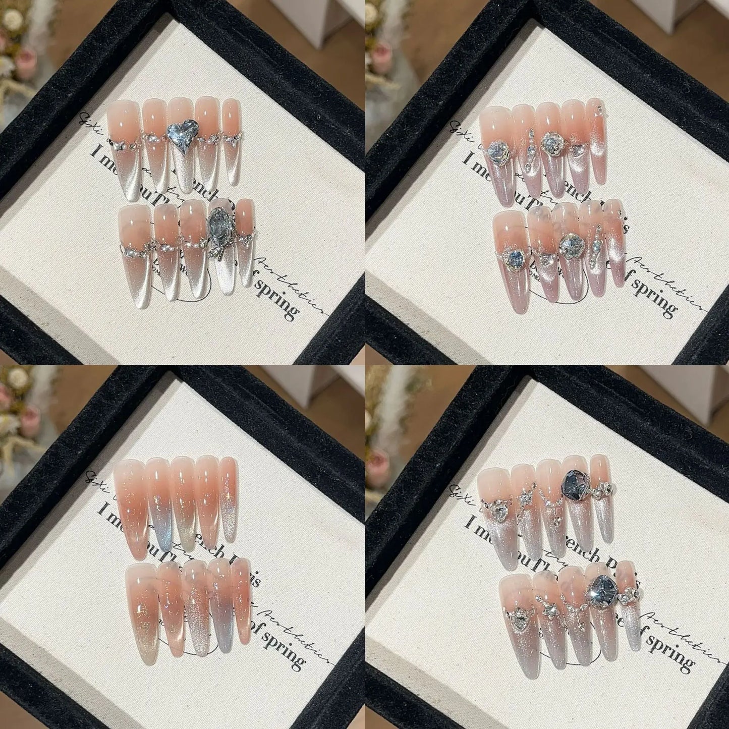 Handmade press on nails fake nails removable Plush Fashion Hub