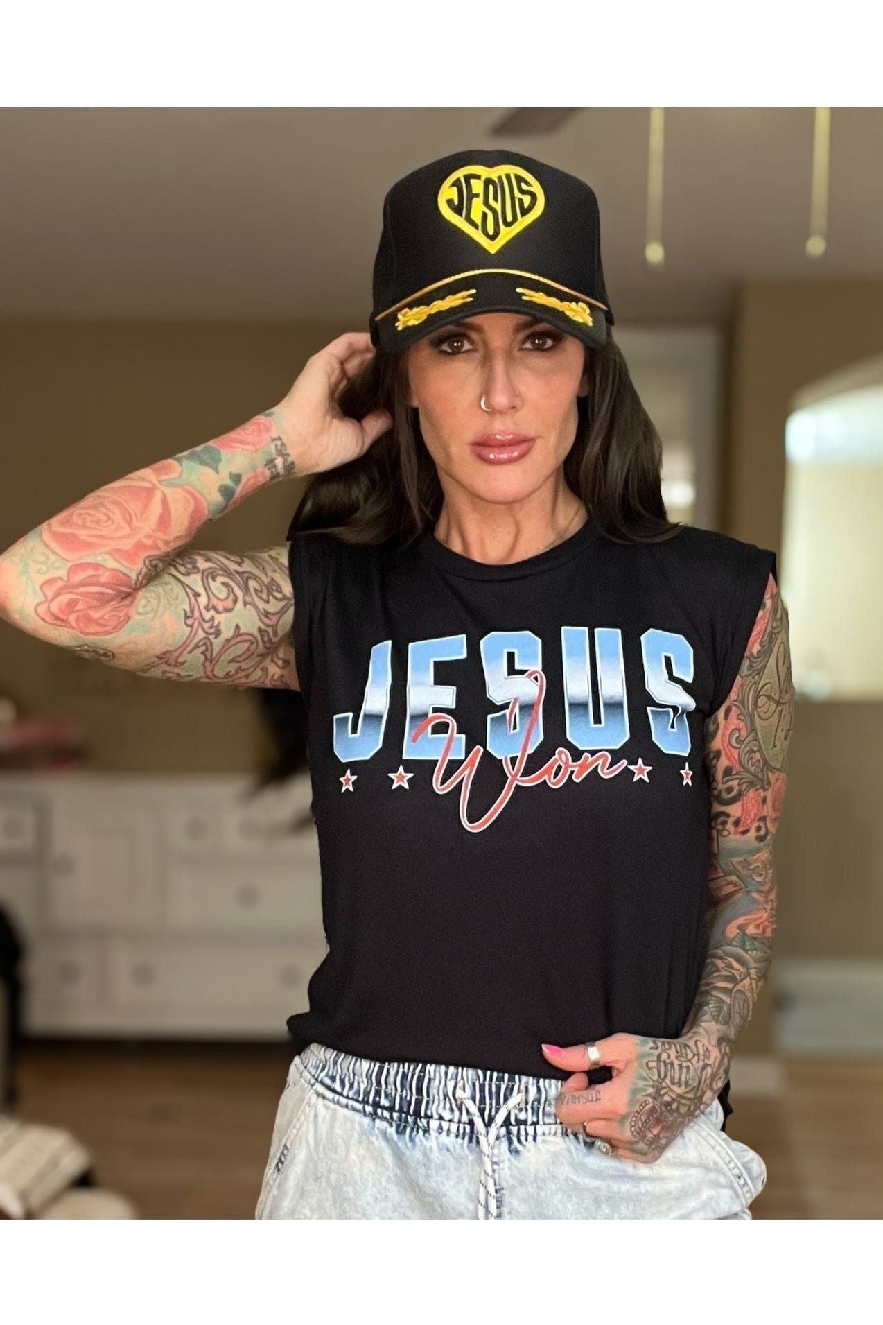 Jesus Won -clearance Pretty Little Patriot