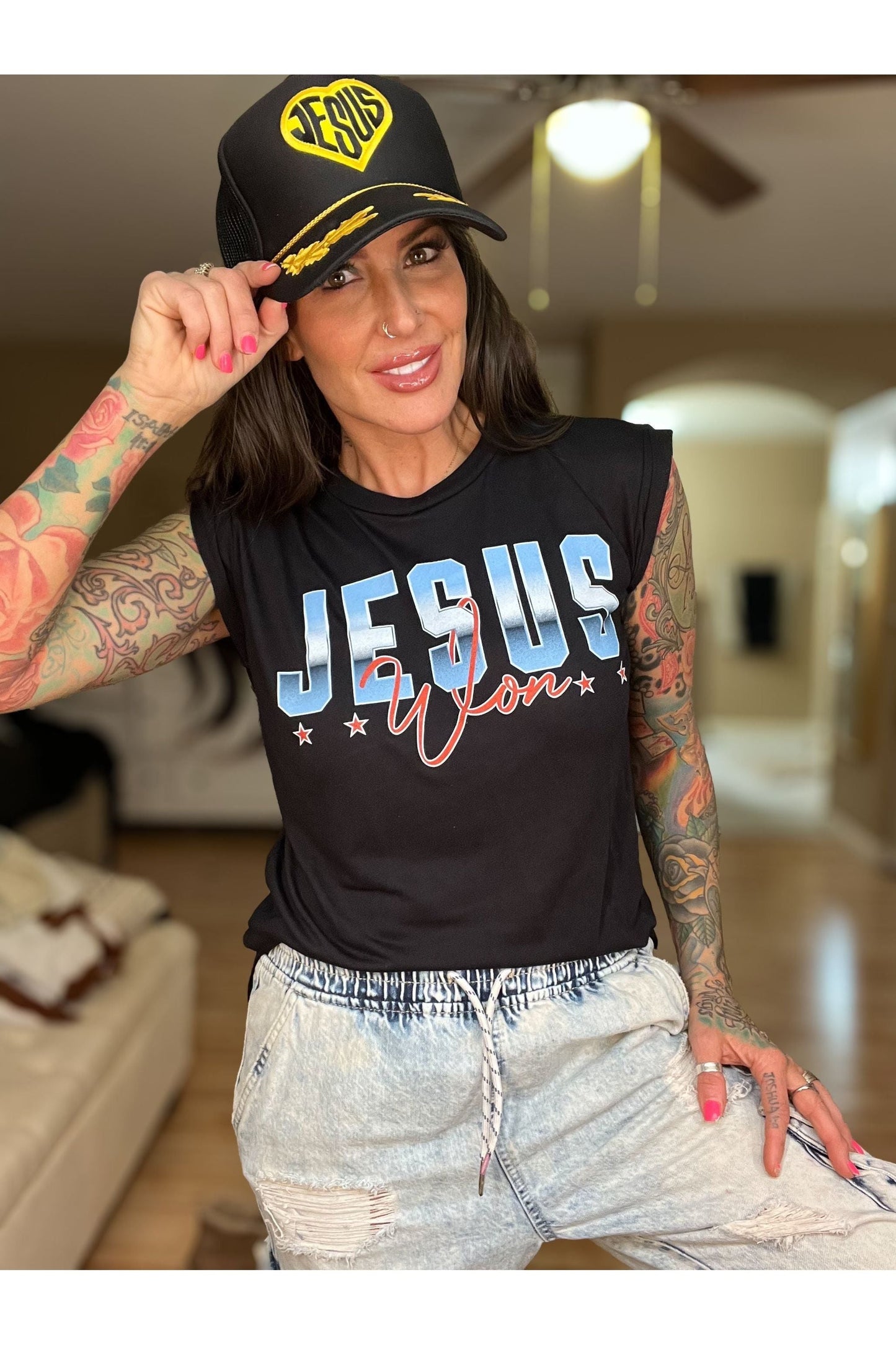 Jesus Won -clearance Pretty Little Patriot