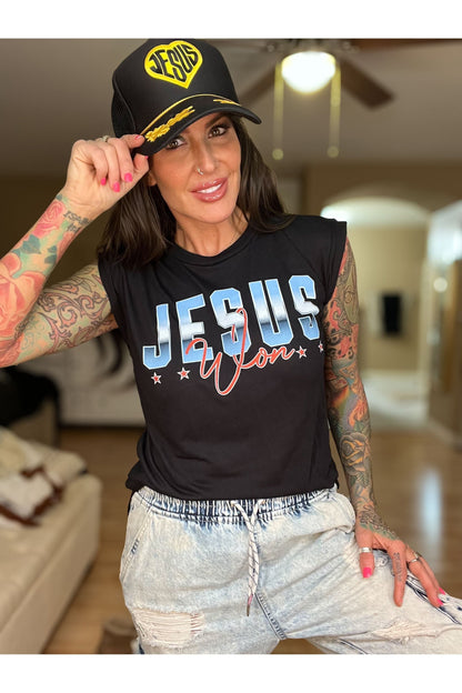 Jesus Won -clearance Pretty Little Patriot