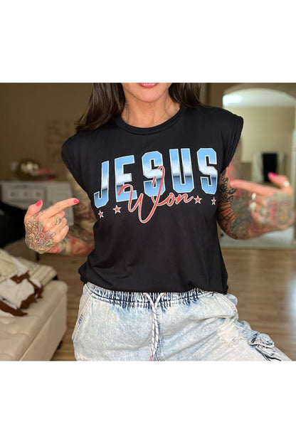 Jesus Won -clearance Pretty Little Patriot