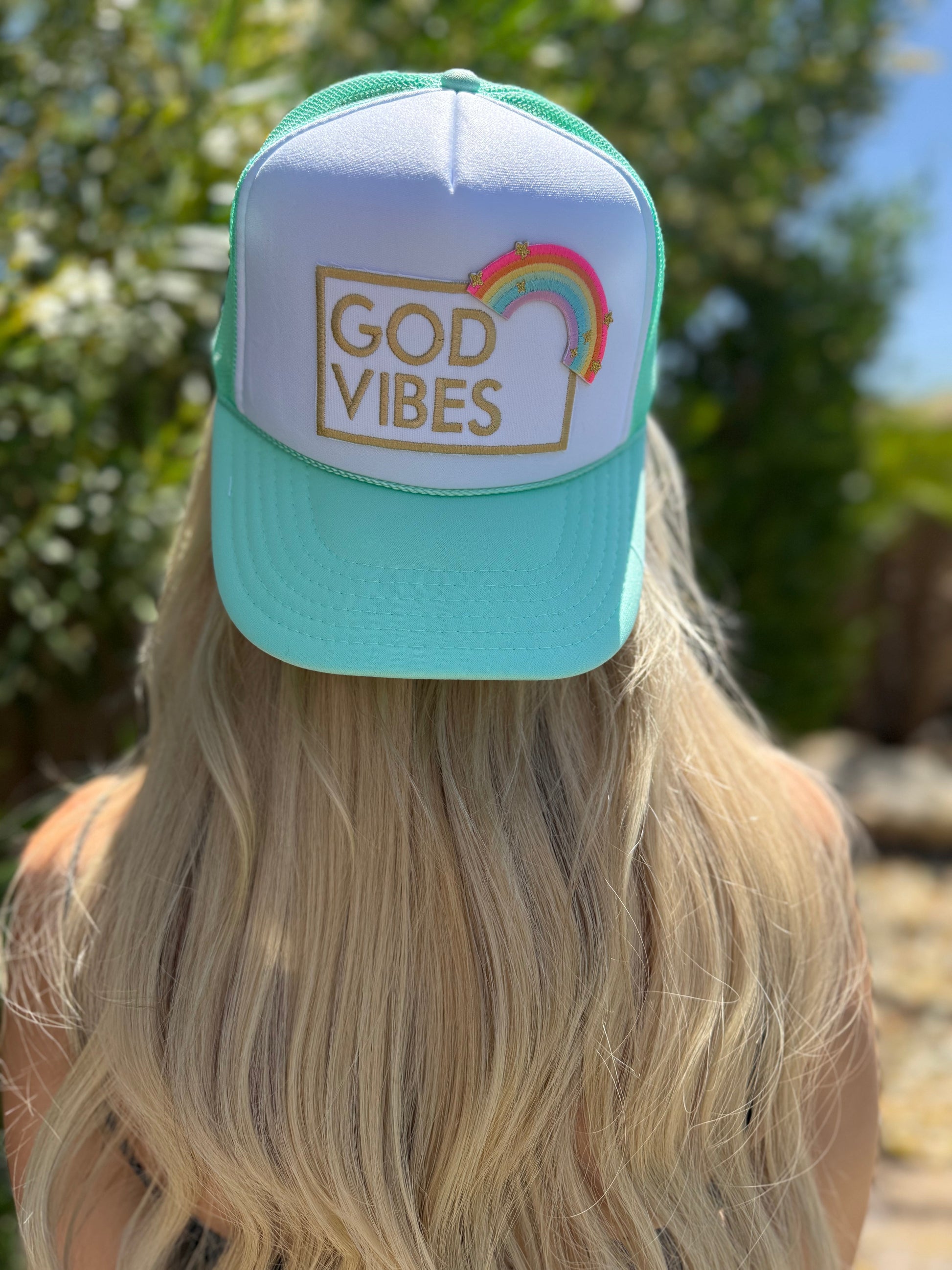 God Vibes Trucker Hat Pretty Little Patriot