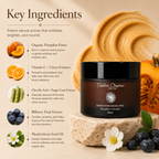 Timeless Organics Skin Care Pumpkin Glycolic Facial Peel shoe with textured surface and pumpkin-inspired design.