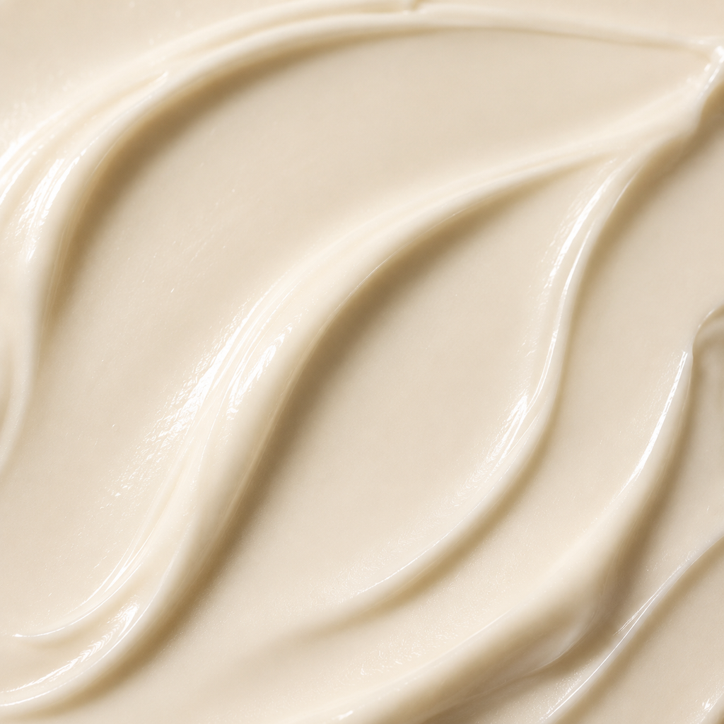 Timeless Organics Skin Care Deep Hydration and Antioxidant Creme Masque in a jar, showcasing its rich, creamy texture for nourishing skin.