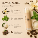 Timeless Organics Skin Care Lip Saver lip balm in a sleek container, designed to moisturize and protect lips.