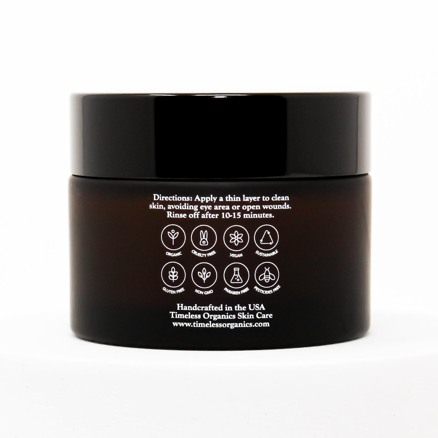 Clarifying Charcoal Creme Masque by Timeless Organics Timeless Organics Skin Care