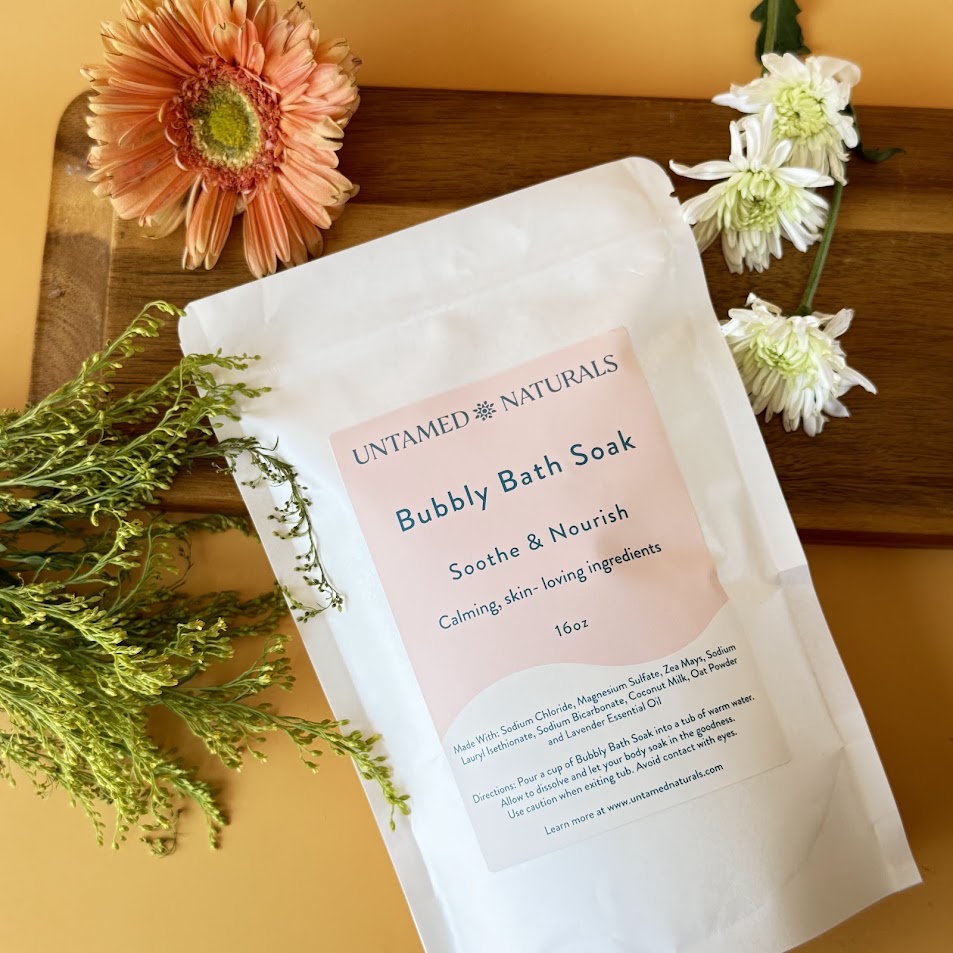 Calm & Nourish Bubbly Bath Soak UnTamed Naturals