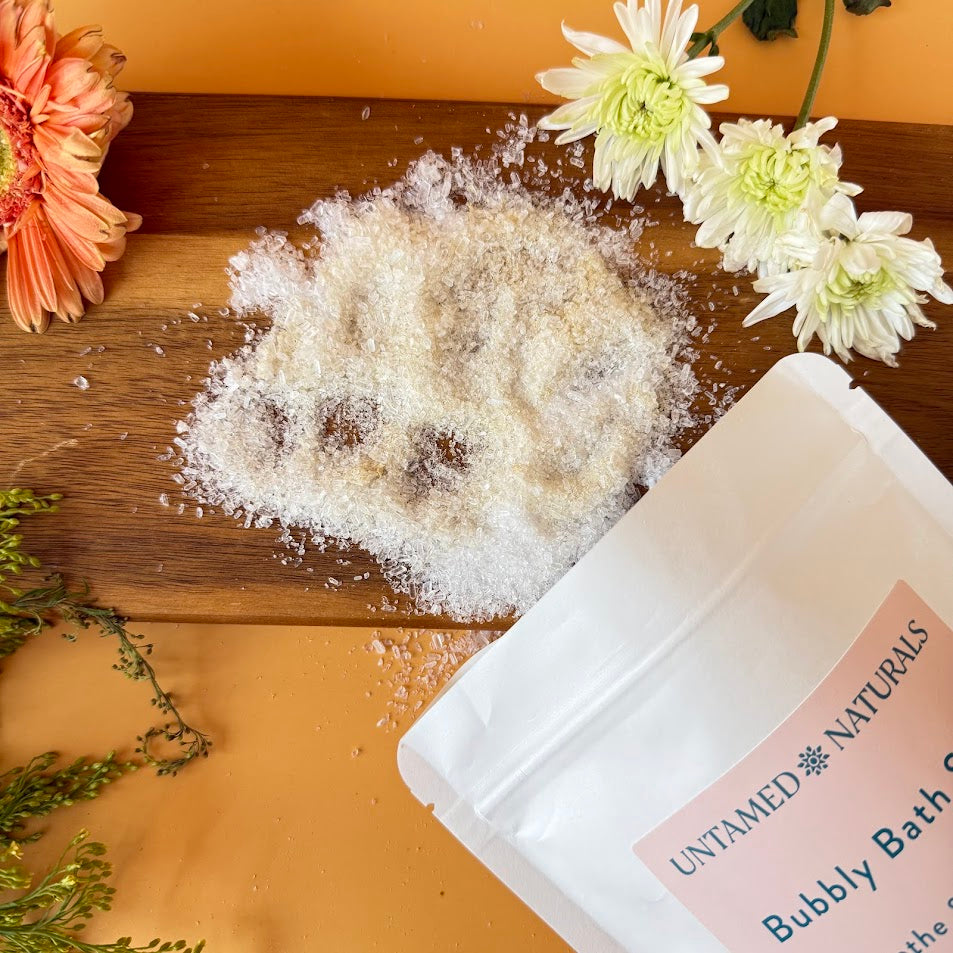 Calm & Nourish Bubbly Bath Soak UnTamed Naturals