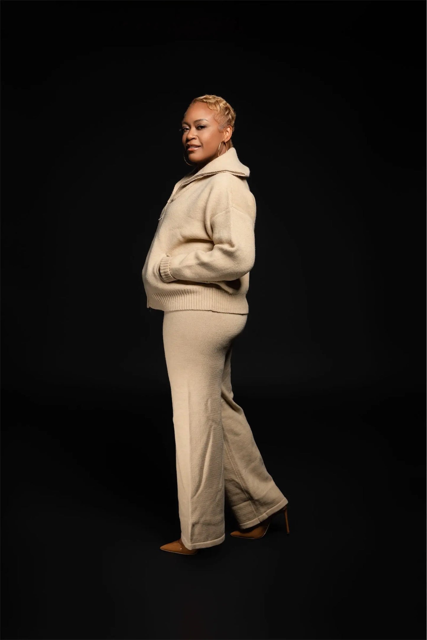 Knit Essentials Set - Sand Plush Fashion Hub