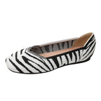 Beijing style woven flat shoes for women in natural beige with intricate woven design and comfortable slip-on style.