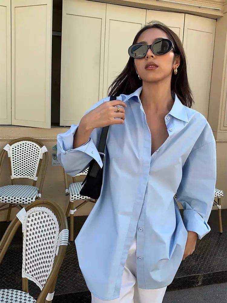 Loose Urban Long-Sleeved Shirt PAINEVIDA