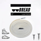 Elastic shoelace from Bread Luxe Creme in a soft, neutral color, designed for comfortable, stylish footwear.