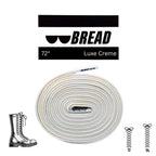 Elastic shoelace in Luxe Creme by Bread, showing smooth, flexible laces designed for comfort and style.