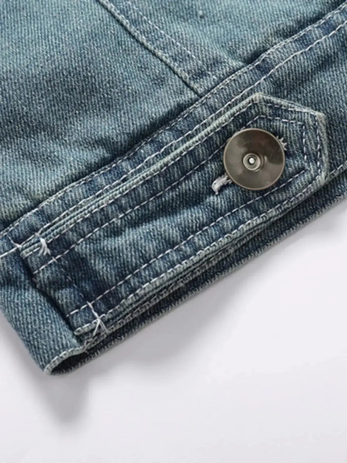 Men's insulated denim jacket with faux fur collar, rugged winter outerwear by Plush Fashion Hub featuring durable denim fabric.