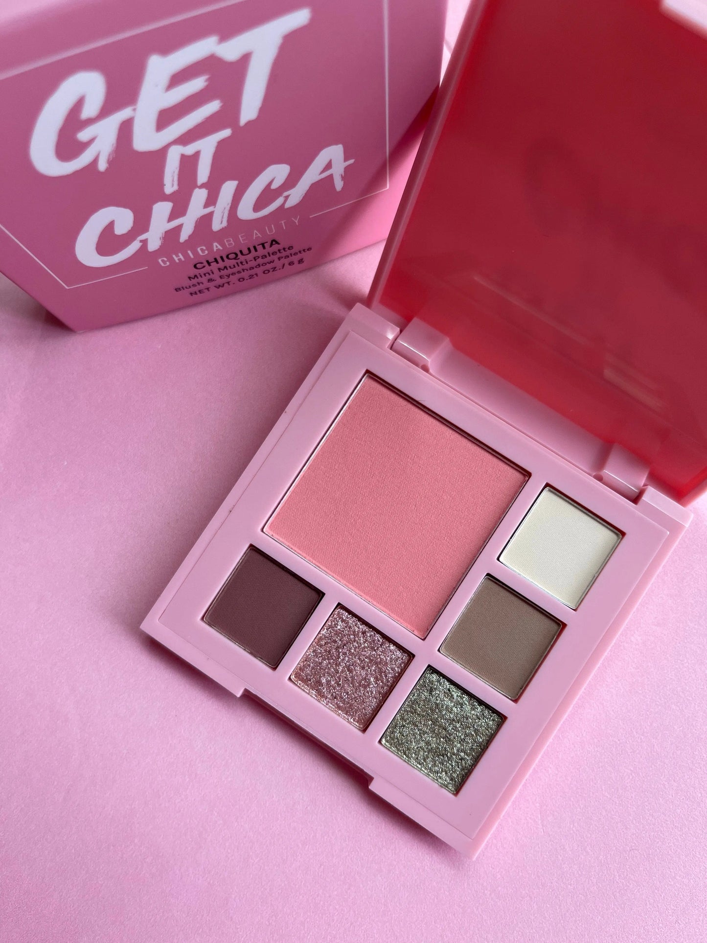 NEW! Get It Chica "CHIQUITA" (Mini-5 Eyeshadows and 1 Blush Multi-Palette) Plush Fashion Hub