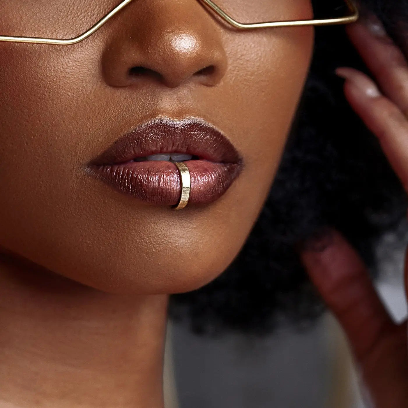 Nala Lip Cuff Adorned In Taji 33.00