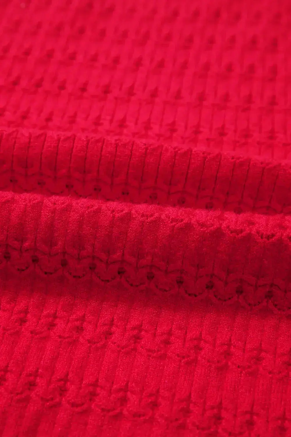 Nellie knit ribbed cuffs sweater by Threaded Pear featuring a cozy, textured knit design and ribbed sleeve cuffs.