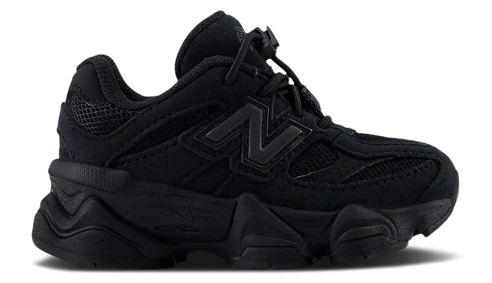New Balance 9060 Triple Black (Toddler) - Plush Fashion Hub