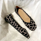 Woven flat shoes for women in Beijing style by Trendy Attic Store01, featuring a traditional woven design and comfortable slip-on style.