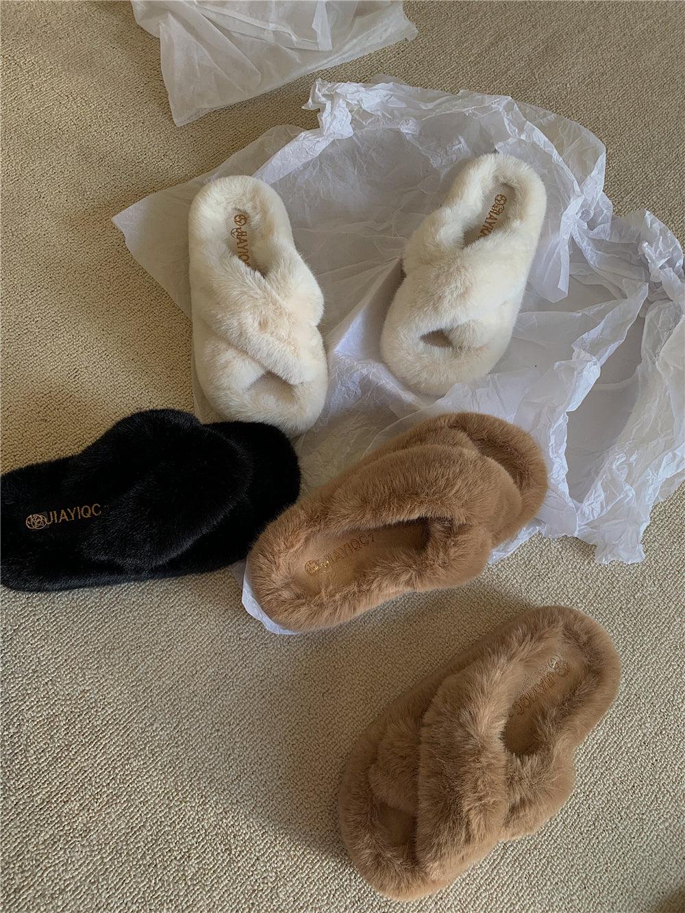 Fashion Plush Slippers Plush Fashion Hub