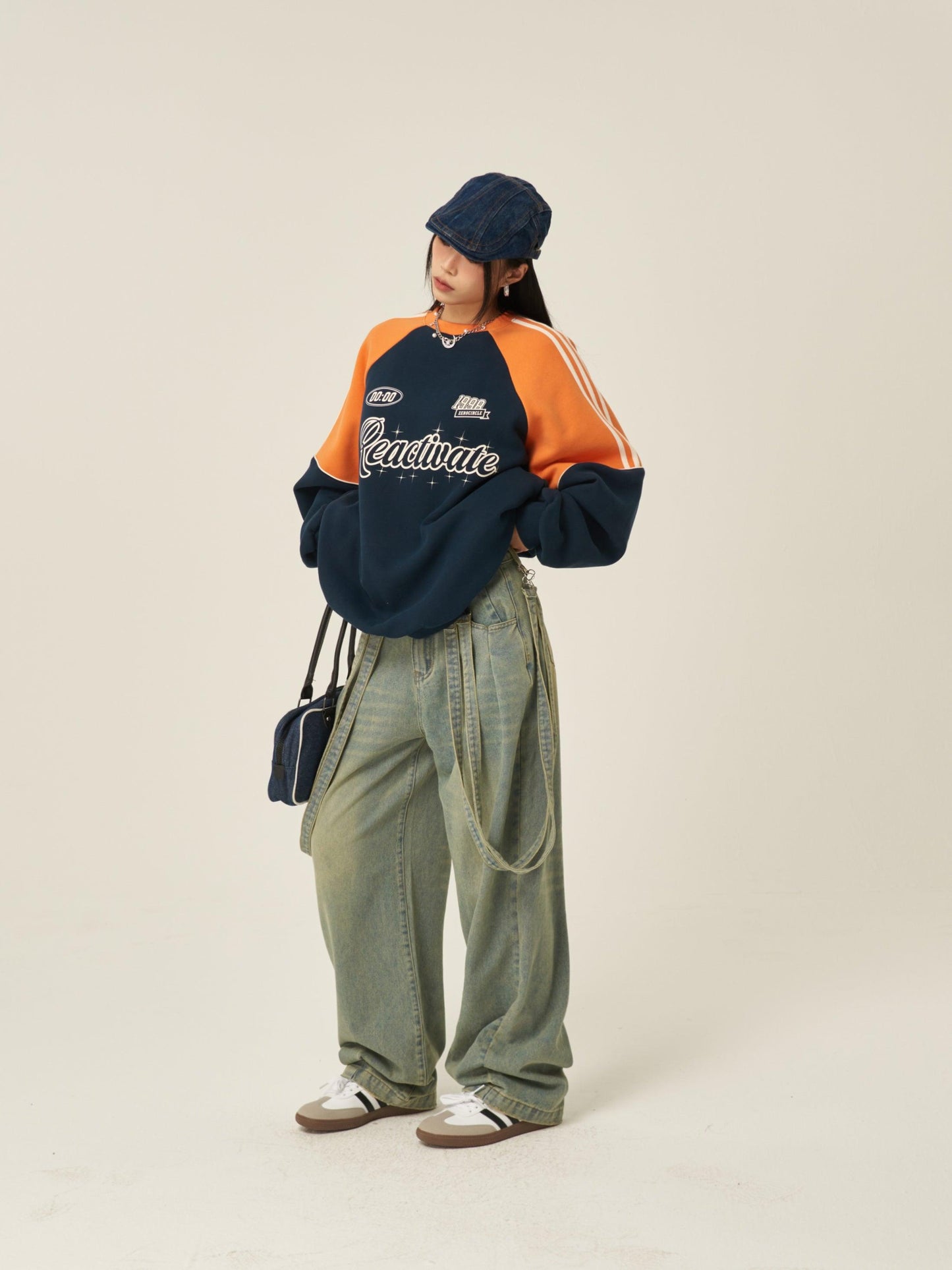 Vintage Loose Wide-Leg Straight-Leg Jeans Plush Fashion Hub