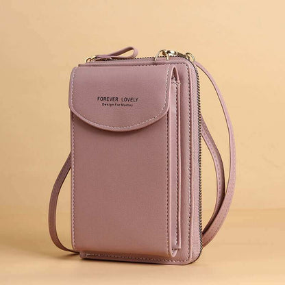 Women Mobile Phone Crossbody Large Wallet Shoulder BagThis crossbody bag is a versatile and stylish accessory for daily use. With its synthetic leather lining and PU leather material, it offers durability and a touch of0Plush Fashions ShopPlush Fashion Shop