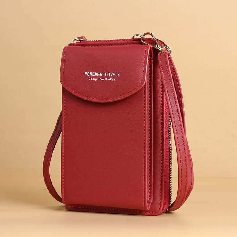 Women Mobile Phone Crossbody Large Wallet Shoulder BagThis crossbody bag is a versatile and stylish accessory for daily use. With its synthetic leather lining and PU leather material, it offers durability and a touch of0Plush Fashions ShopPlush Fashion Shop