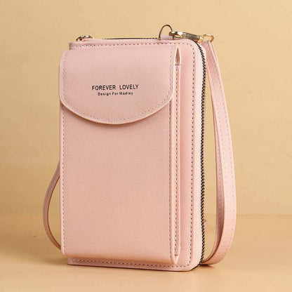 Women Mobile Phone Crossbody Large Wallet Shoulder BagThis crossbody bag is a versatile and stylish accessory for daily use. With its synthetic leather lining and PU leather material, it offers durability and a touch of0Plush Fashions ShopPlush Fashion Shop