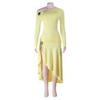 Plush Fashion Hub sexy off-shoulder long sleeve dress with cutout, slit, and sheath fit perfect for autumn occasions.
