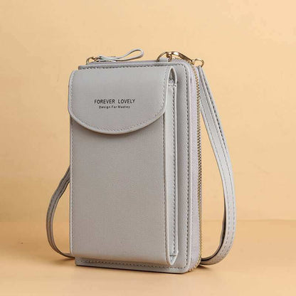 Women Mobile Phone Crossbody Large Wallet Shoulder BagThis crossbody bag is a versatile and stylish accessory for daily use. With its synthetic leather lining and PU leather material, it offers durability and a touch of0Plush Fashions ShopPlush Fashion Shop