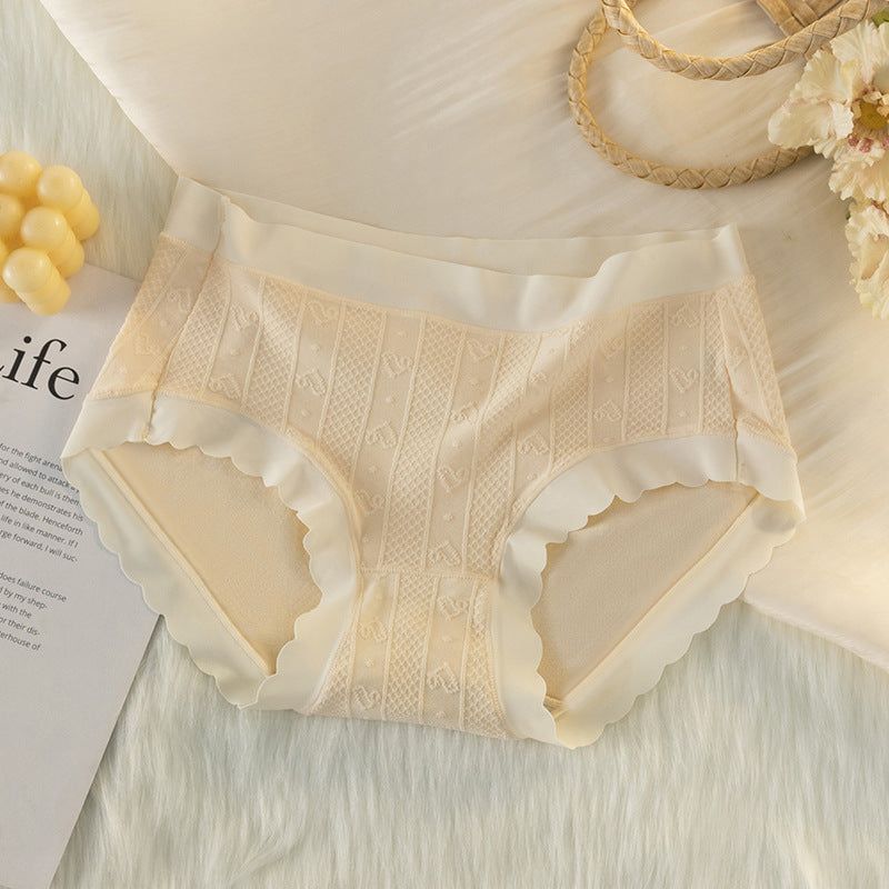 Mid-waist Comfortable Breathable Briefs Female Gentle JacquardExperience ultimate comfort and style with our comfortable mid-waist Breathable Briefs. The gentle Jacquard weaving and seamless design ensure a breathable and antibunderwearPlush Fashions ShopPlush Fashion Shop