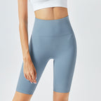 High waist hip lift lounge pants for women, seamless yoga shorts from Plush Fashion Hub, ideal for running and workout activities.