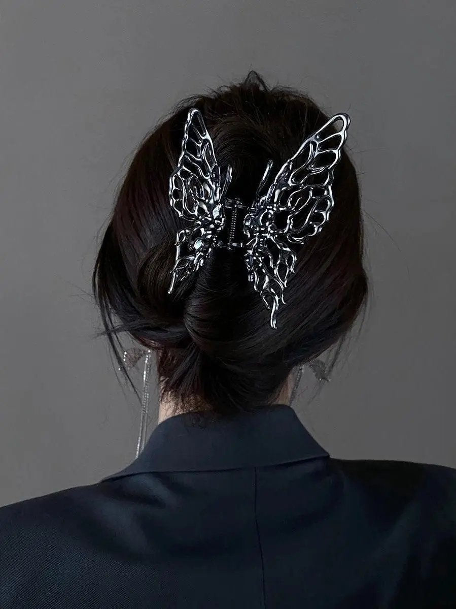 Original Liquid Butterfly Large Shark Hair Clip Plush Fashion Hub