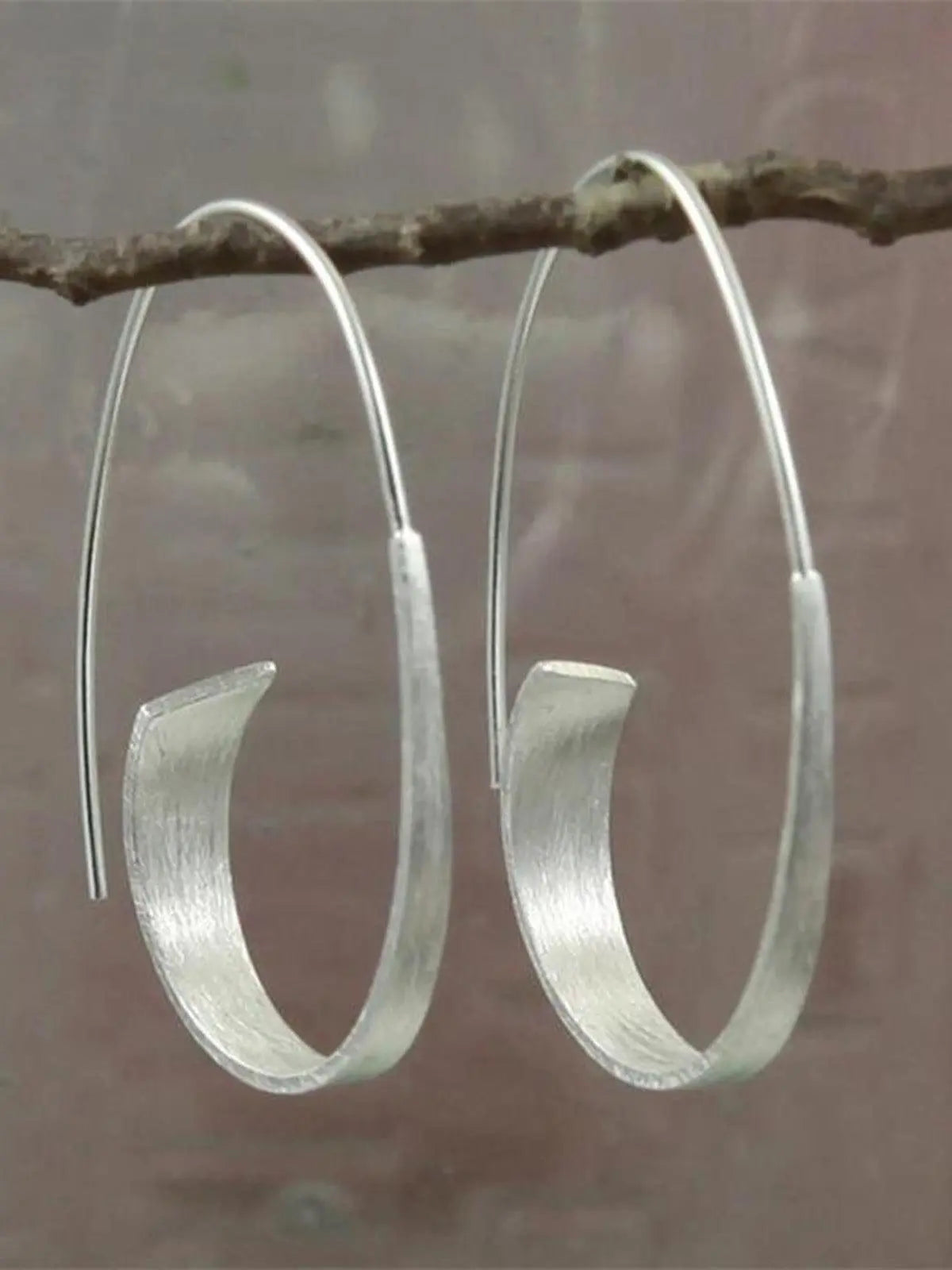 Personalized round Spiral Geometric Earrings Plush Fashion Hub