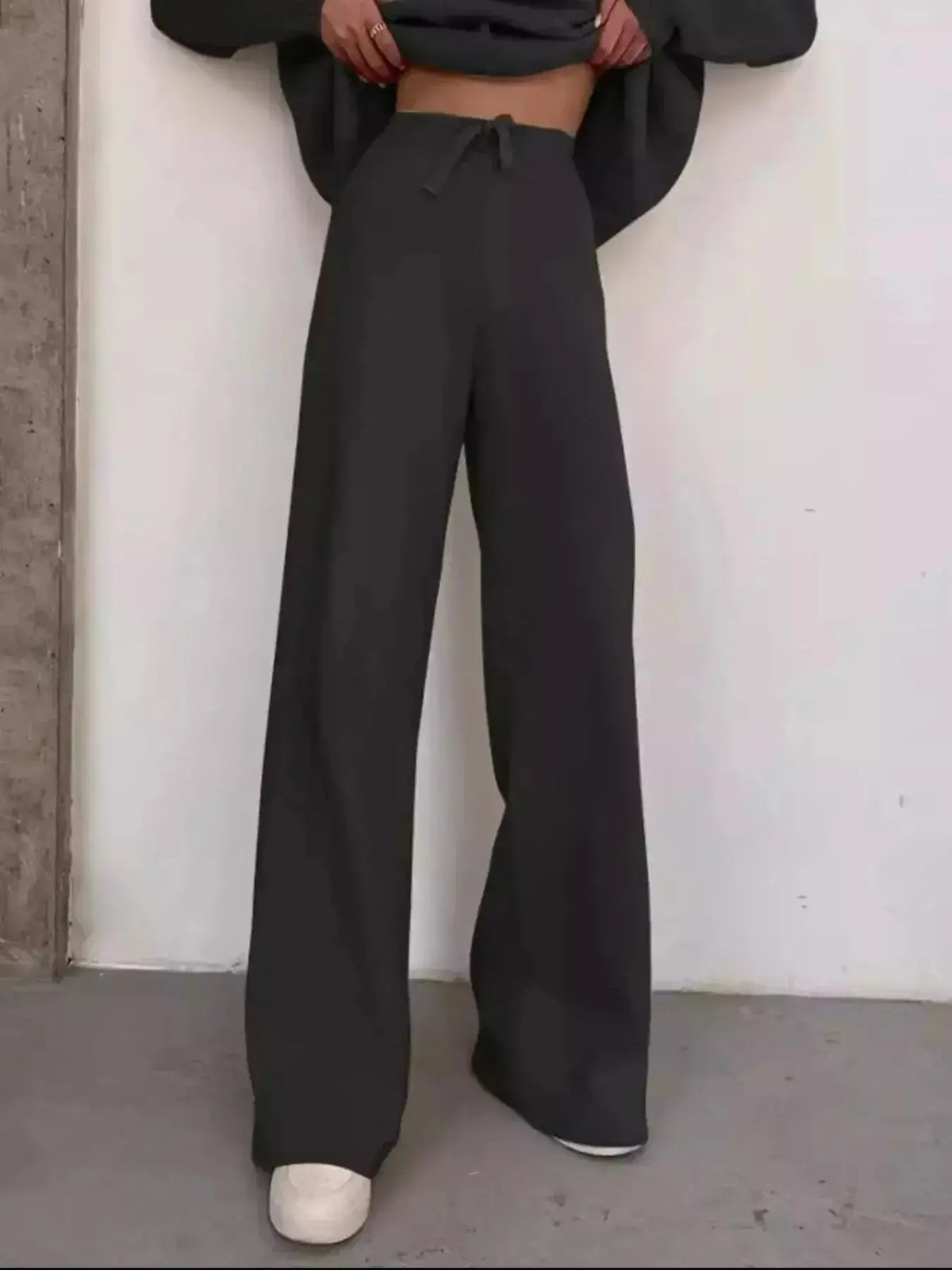 Plus size turtleneck long sleeve sweater and matching pants lounge set by Plush Fashion Hub, cozy and stylish for relaxing.