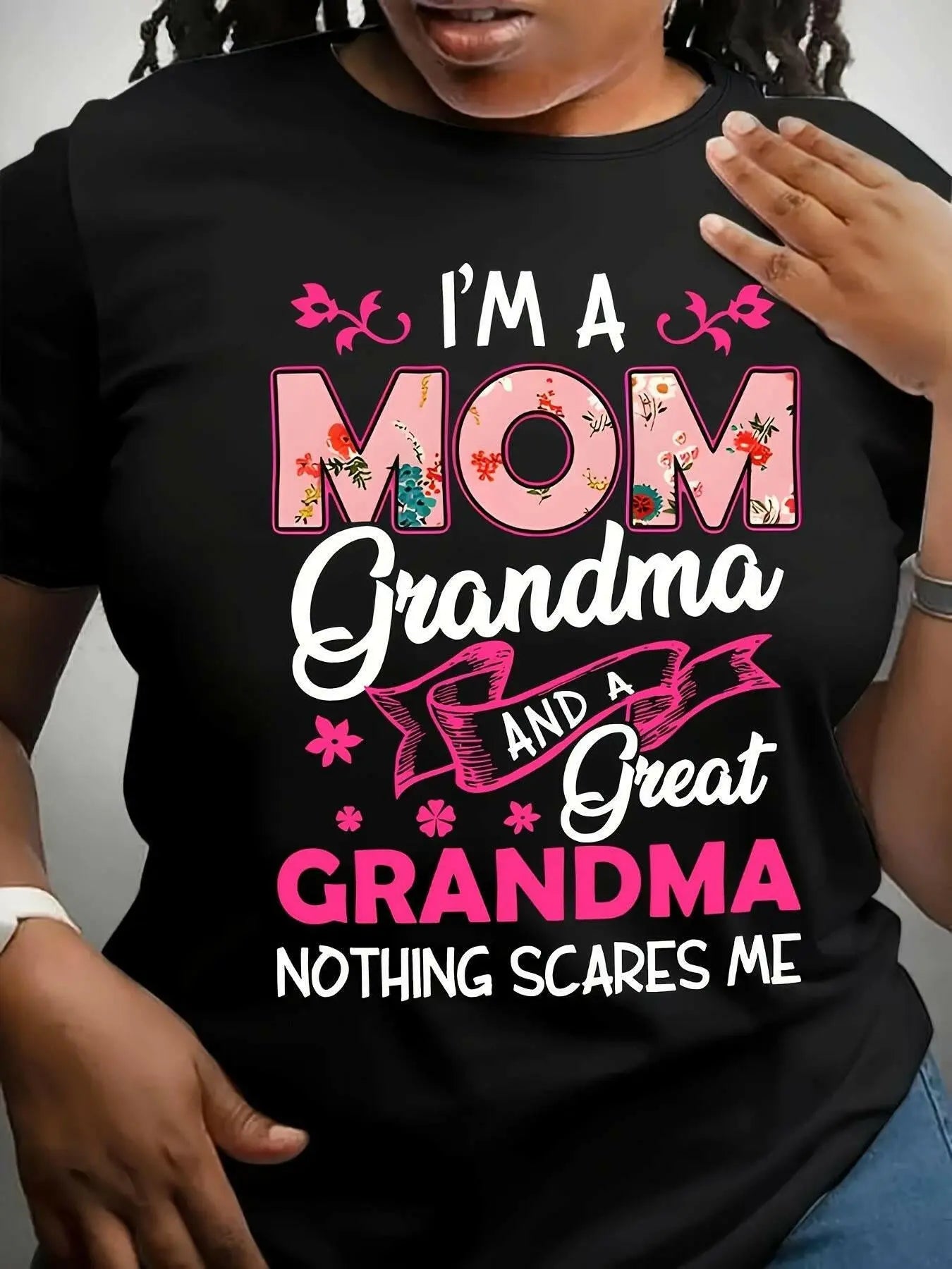 Plus Size Women's Pure Casual Round Neck T-Shirt - Plush Fashion Hub