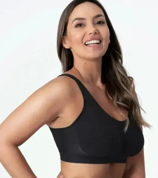 Plus-size Plush Fashion Hub seamless shaper bra with supportive design, bright lingerie underpants for women in S to 3XL.