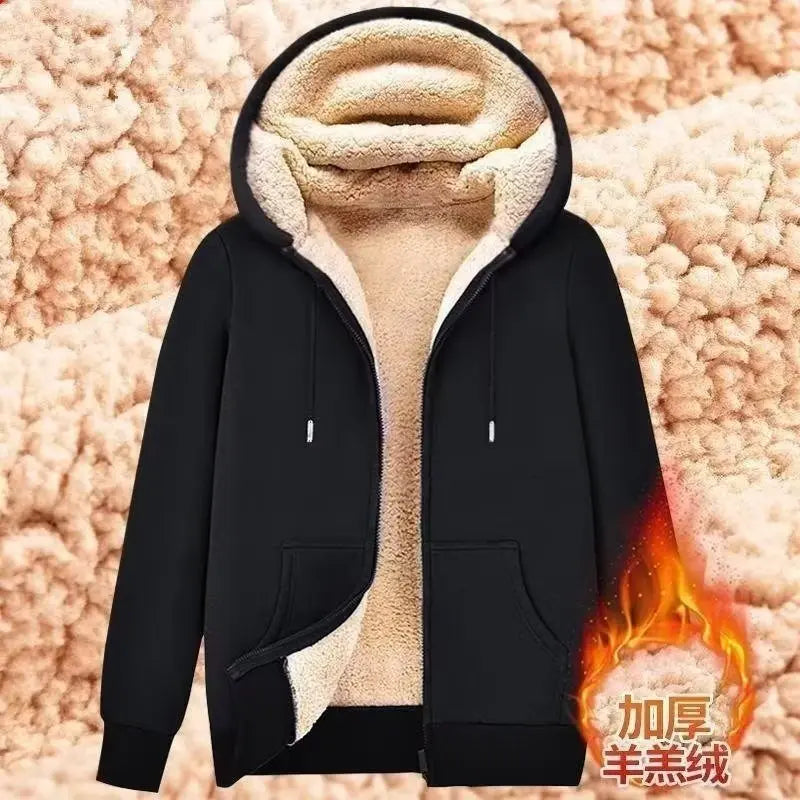 Plush And Thick Hooded Autumn And Winter Loose Casual Sweatshirt - Plush Fashion Hub