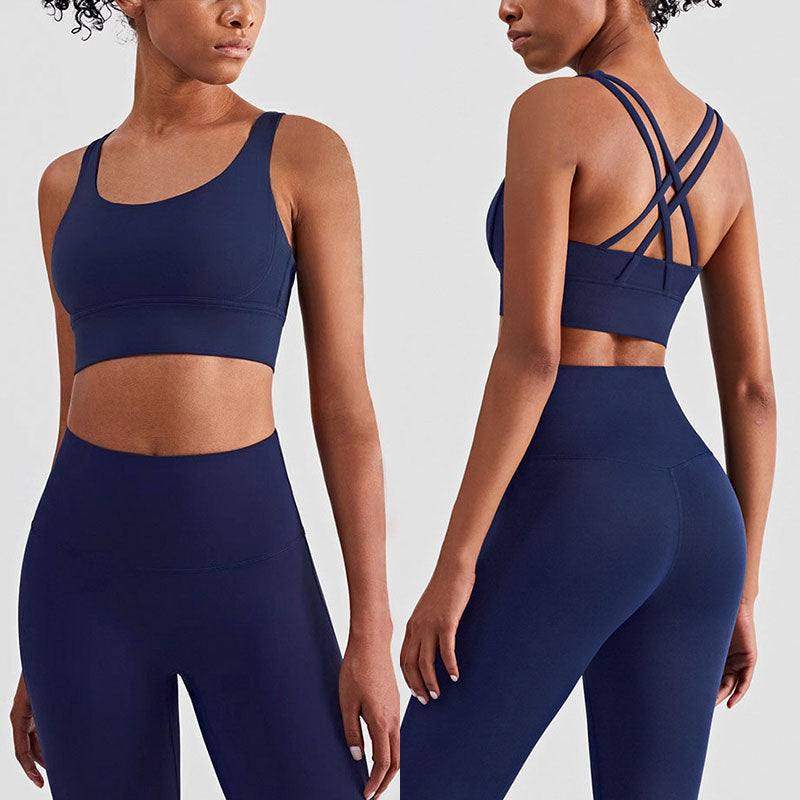 Plush Sports AccessoriesStay cool and stylish with our luxury guide plush sports accessories   two-piece Yoga Suit! The cross-backless bra and cropped pants come in Chinese red, Night Sea, Yoga wearPlush Fashions ShopPlush Fashion Shop