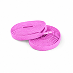 Pink elastic shoelace by Bread, flexible and colorful accessory for comfortable, stylish footwear.
