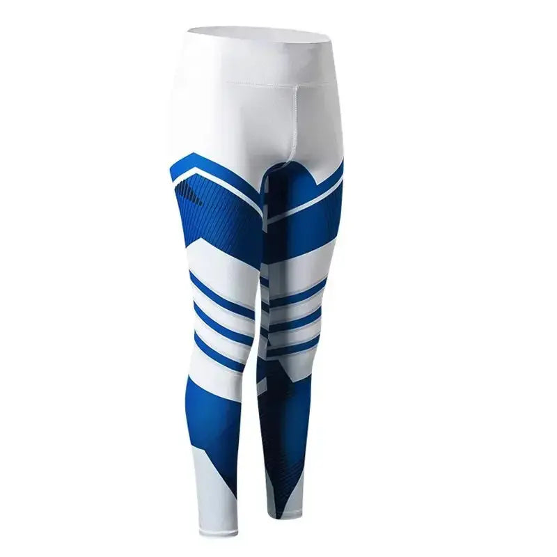 Women's high-waist reflective yoga pants from Plush Fashion Hub, breathable activewear with sporty reflective details.