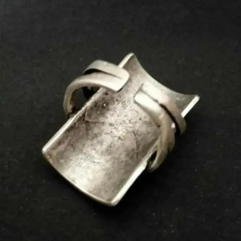 Retro Exaggerated Circle Personality Ring Ethnic Style Geometric - Plush Fashion Hub