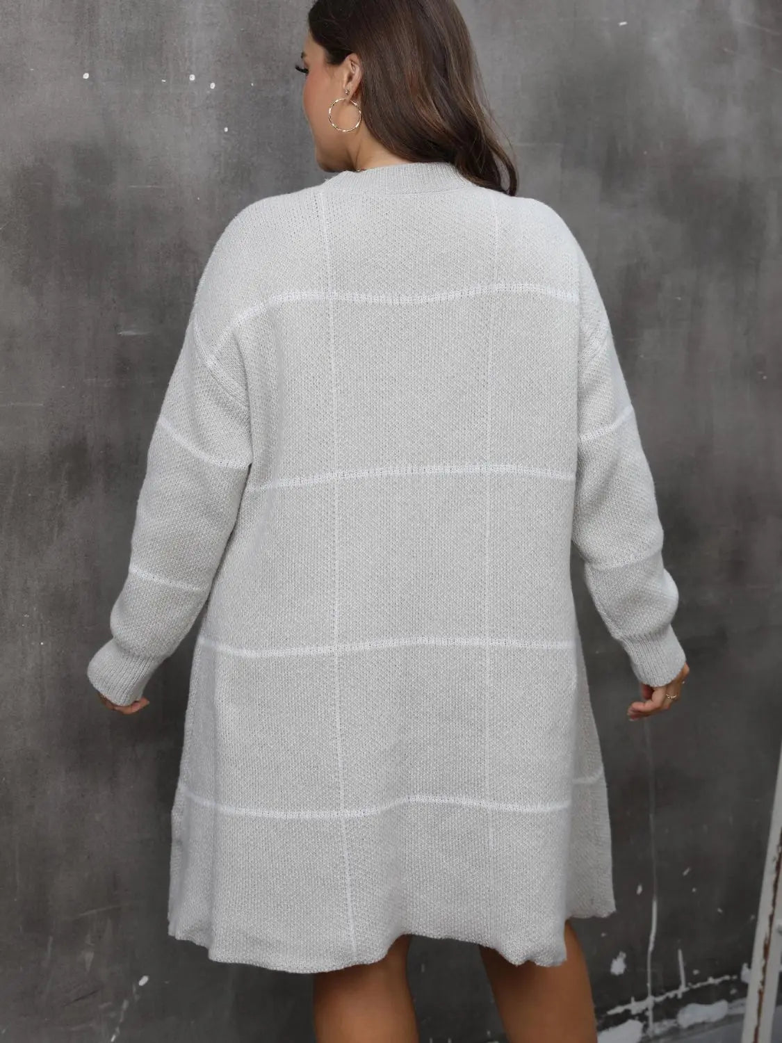 Round Neck Long Sleeve Sweater Dress OyeraCharisma