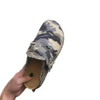Women's round toe comfort flats loafers by Plush Fashion Hub, casual slip-on footwear with a sleek, versatile design.